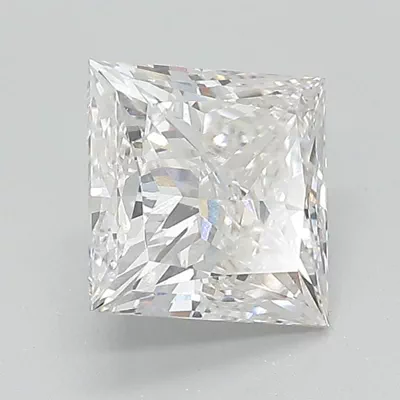 1.93ct F VVS1 Rare Carat Ideal Cut Princess Lab Grown Diamond