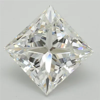 5.06ct G VS2 Rare Carat Ideal Cut Princess Lab Grown Diamond