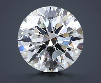 3.02ct F VS2 Rare Carat Ideal Cut Round Lab Grown Diamond