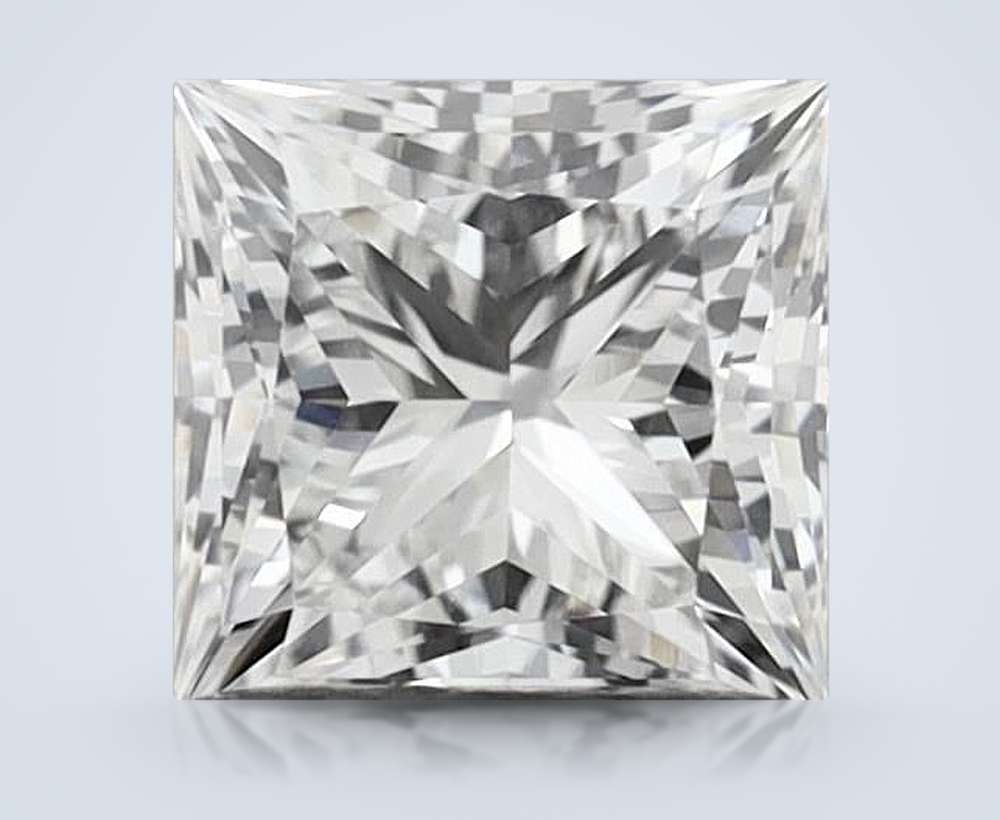 1.05ct D VVS2 Rare Carat Ideal Cut Princess Lab Grown Diamond