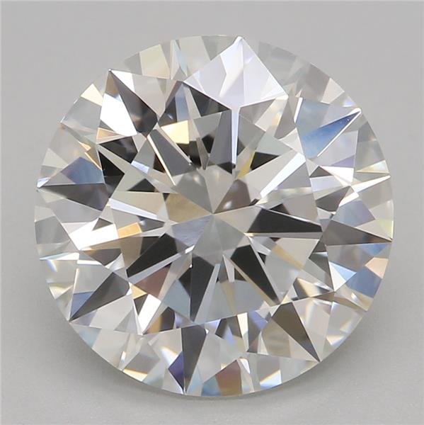 3.06ct E VVS2 Rare Carat Ideal Cut Round Lab Grown Diamond
