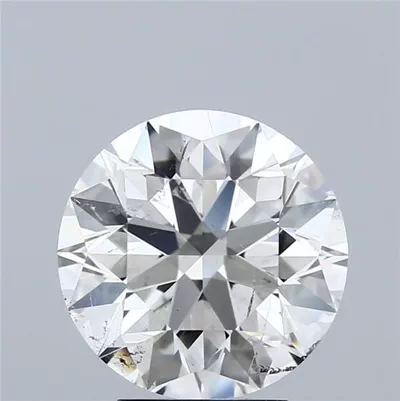 4.01ct H SI2 Excellent Cut Round Diamond