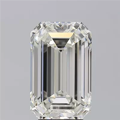 5.17ct I VVS2 Rare Carat Ideal Cut Emerald Diamond