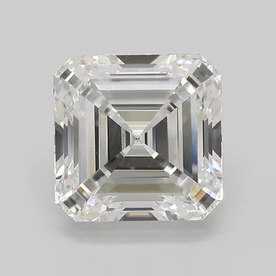 7.02ct F VS1 Very Good Cut Asscher Lab Grown Diamond