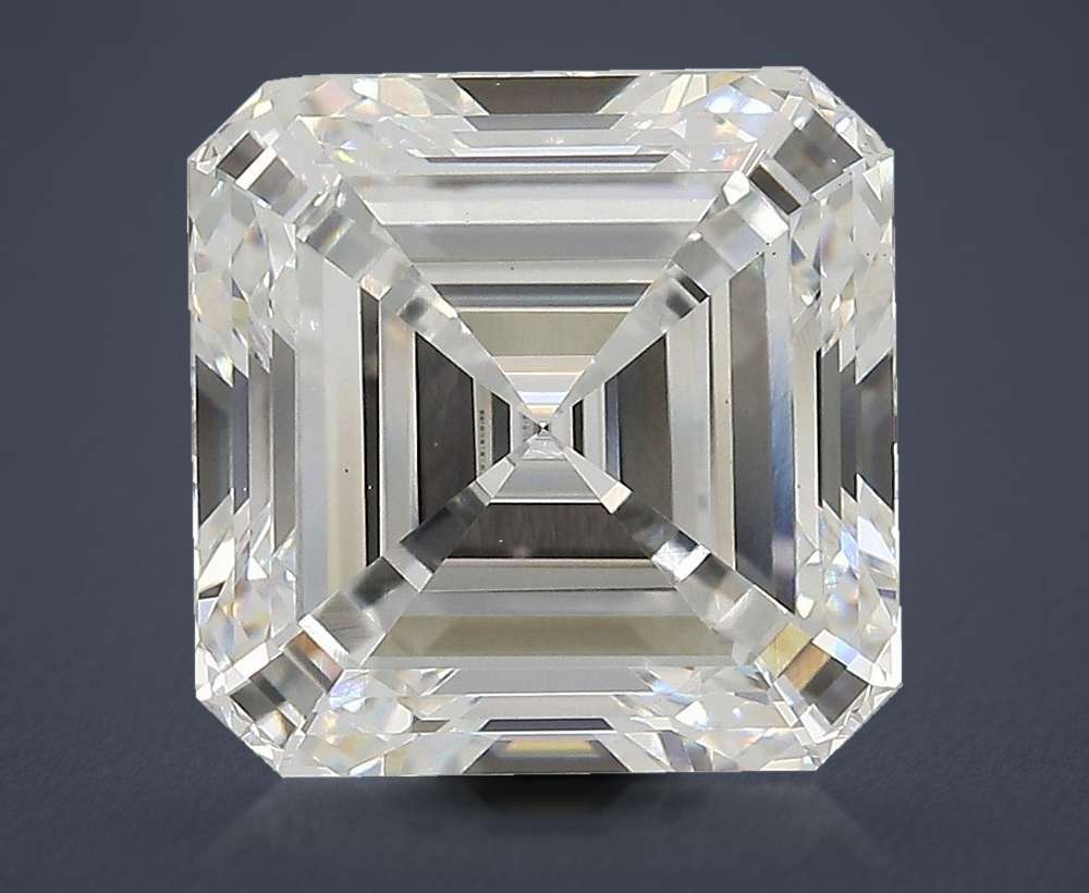 7.02ct F VS1 Very Good Cut Asscher Lab Grown Diamond