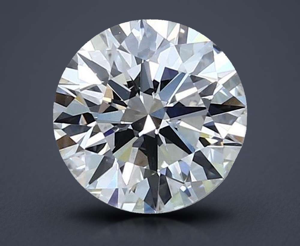 1.55ct E VVS2 Rare Carat Ideal Cut Round Lab Grown Diamond