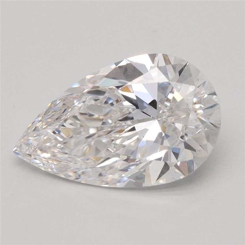 2.27ct F VS1 Rare Carat Ideal Cut Pear Lab Grown Diamond