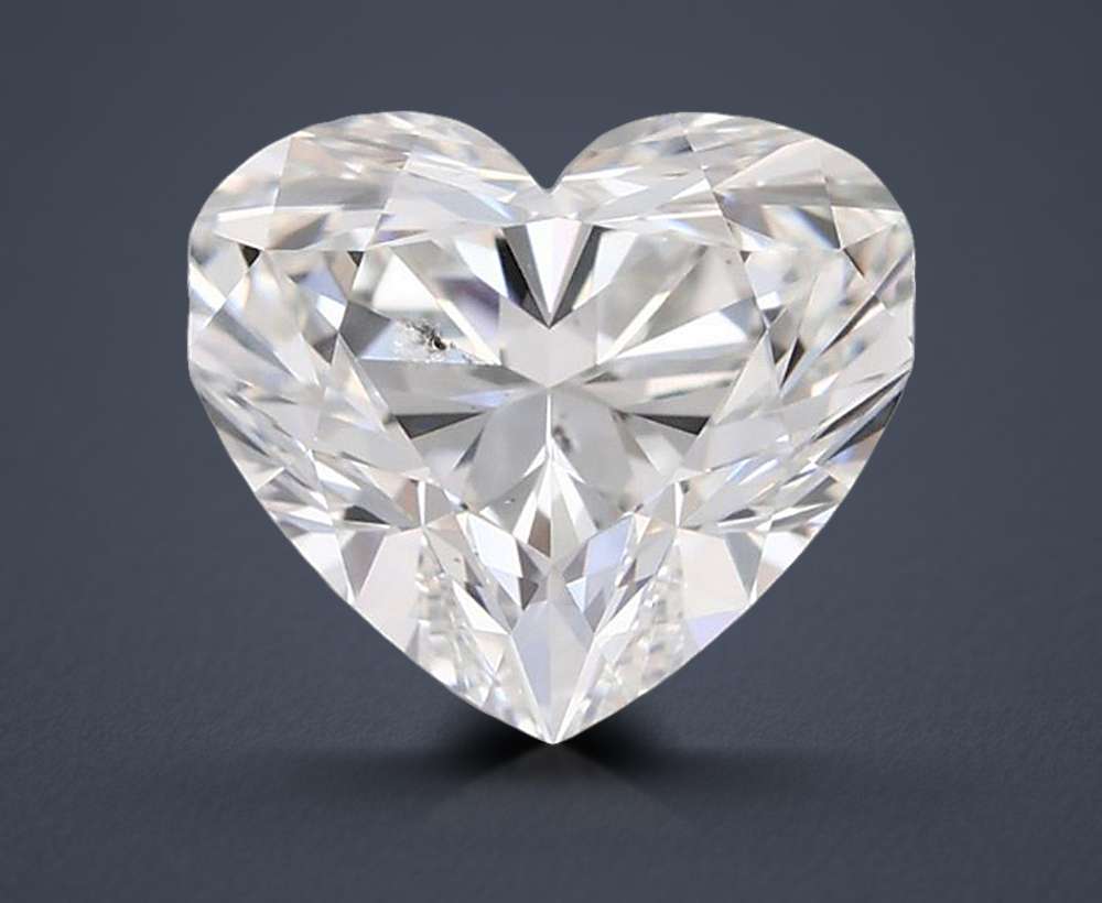 0.61ct G SI2 Rare Carat Ideal Cut Heart Diamond