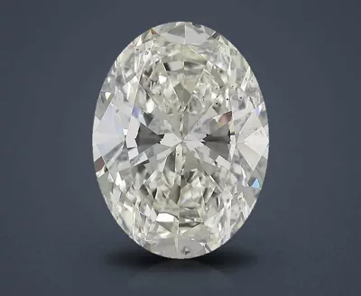 5.51ct K SI1 Rare Carat Ideal Cut Oval Diamond