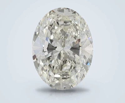 5.51ct K SI1 Rare Carat Ideal Cut Oval Diamond