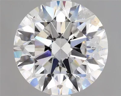 2.09ct E SI2 Rare Carat Ideal Cut Round Diamond