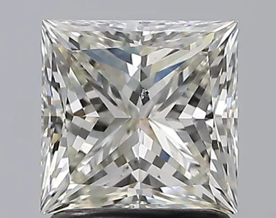 1.51ct K SI1 Rare Carat Ideal Cut Princess Diamond