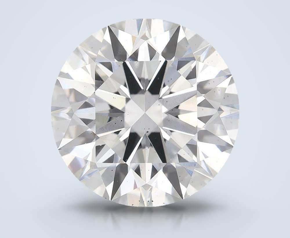 6.52ct F SI1 Rare Carat Ideal Cut Round Lab Grown Diamond
