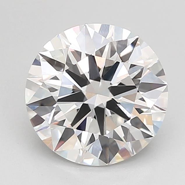 2.04ct F VS2 Rare Carat Ideal Cut Round Lab Grown Diamond