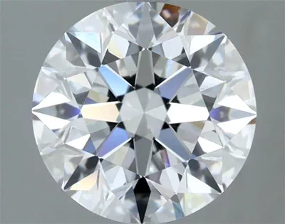 2.42ct F FL Rare Carat Ideal Cut Round Diamond