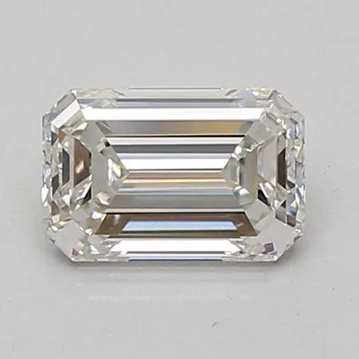 1.09ct F VVS2 Excellent Cut Emerald Lab Grown Diamond