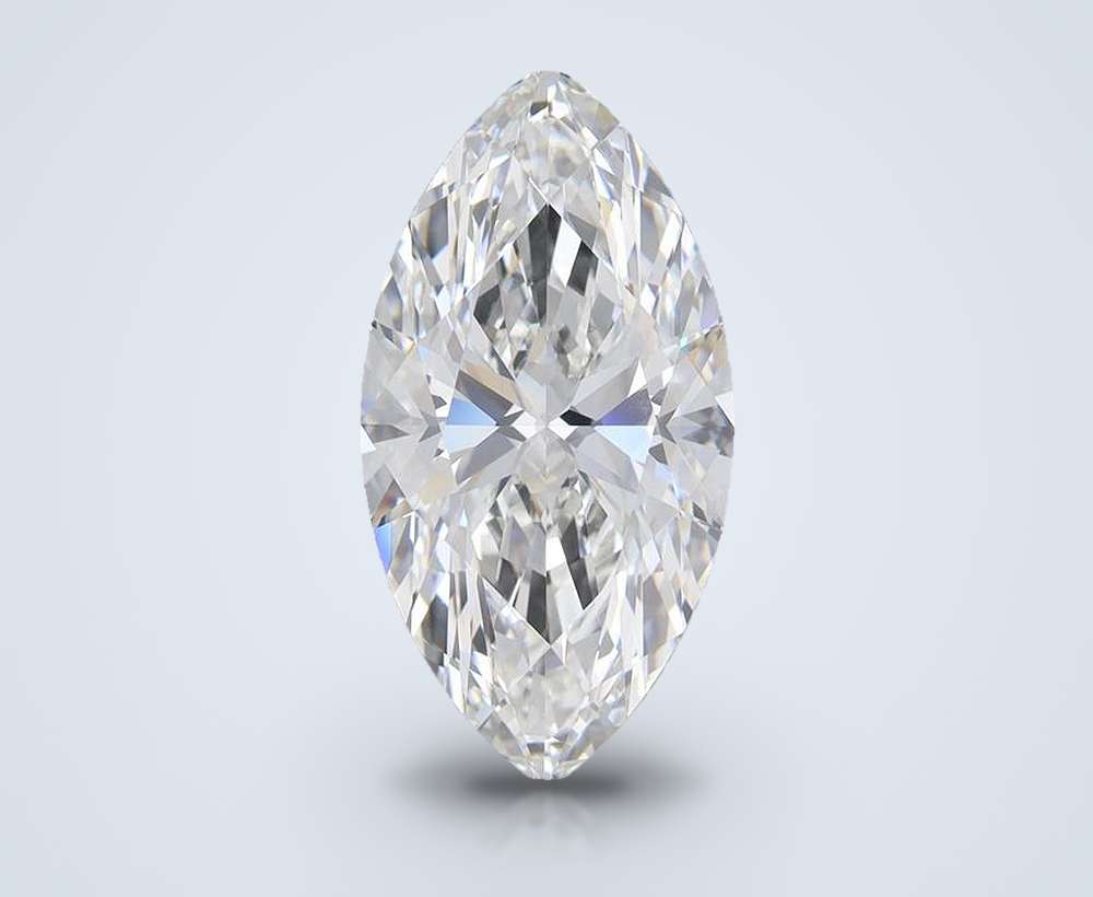 7.04ct F VVS2 Rare Carat Ideal Cut Marquise Lab Grown Diamond