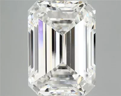 12.89ct F VVS2 Rare Carat Ideal Cut Emerald Lab Grown Diamond