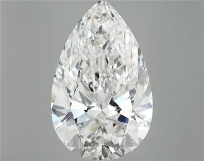 12.06ct E VVS2 Rare Carat Ideal Cut Pear Lab Grown Diamond