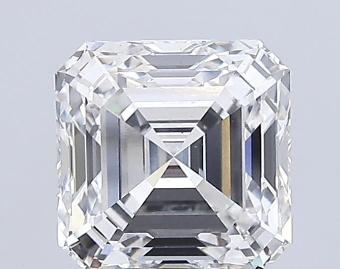 7.06ct F VS2 Rare Carat Ideal Cut Asscher Lab Grown Diamond