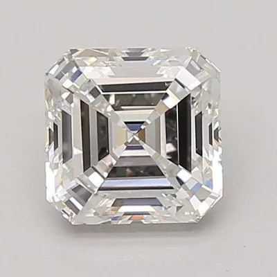 1.52ct D VS1 Rare Carat Ideal Cut Asscher Lab Grown Diamond