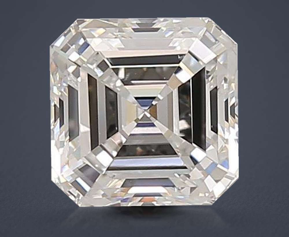 1.52ct D VS1 Rare Carat Ideal Cut Asscher Lab Grown Diamond