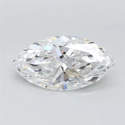 2.18ct D FL Rare Carat Ideal Cut Marquise Lab Grown Diamond