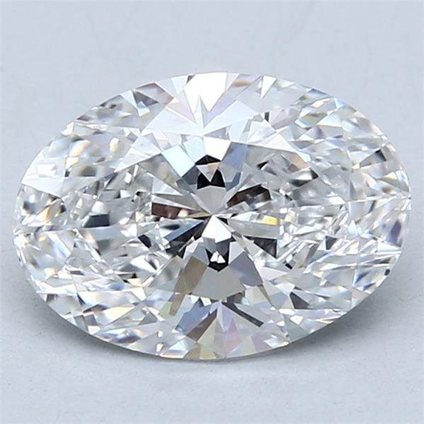 2.04ct D VVS2 Rare Carat Ideal Cut Oval Lab Grown Diamond