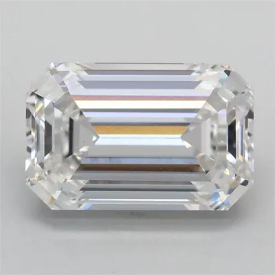 3.09ct D VS1 Rare Carat Ideal Cut Emerald Lab Grown Diamond