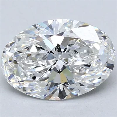 2.04ct D VS1 Rare Carat Ideal Cut Oval Lab Grown Diamond