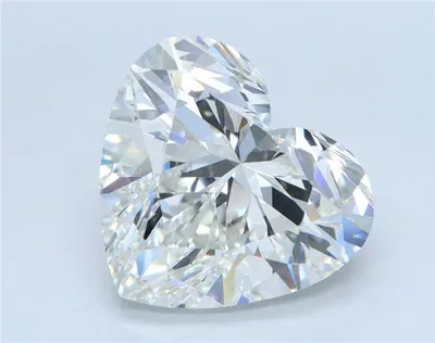 5.06ct F VVS2 Rare Carat Ideal Cut Heart Lab Grown Diamond