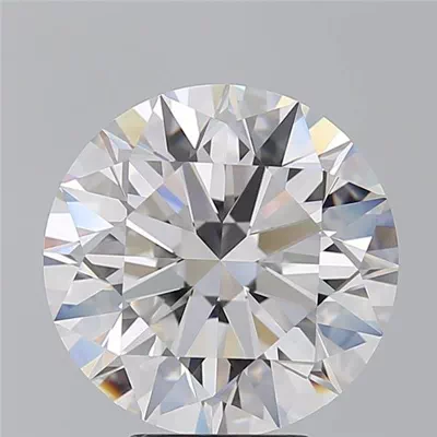 5.69ct D FL Rare Carat Ideal Cut Round Diamond