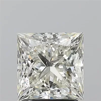 2.01ct K SI2 Rare Carat Ideal Cut Princess Diamond