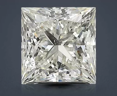 2.01ct K SI2 Rare Carat Ideal Cut Princess Diamond
