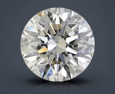 4.03ct J SI1 Rare Carat Ideal Cut Round Diamond