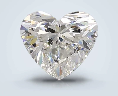 4.56ct F VS1 Rare Carat Ideal Cut Heart Lab Grown Diamond