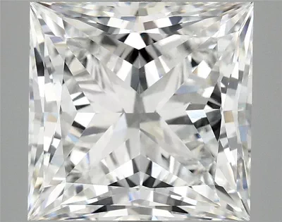 7.04ct E VS1 Rare Carat Ideal Cut Princess Lab Grown Diamond