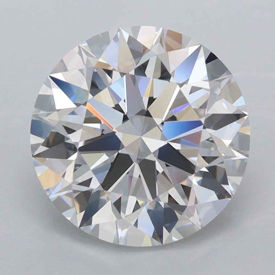 3.44ct D FL Rare Carat Ideal Cut Round Lab Grown Diamond