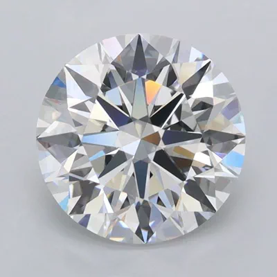 2.09ct D VVS1 Rare Carat Ideal Cut Round Lab Grown Diamond