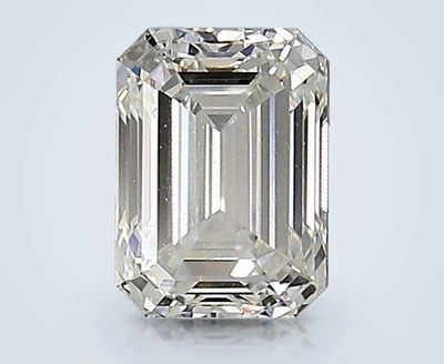 0.89ct H VS2 Rare Carat Ideal Cut Emerald Diamond
