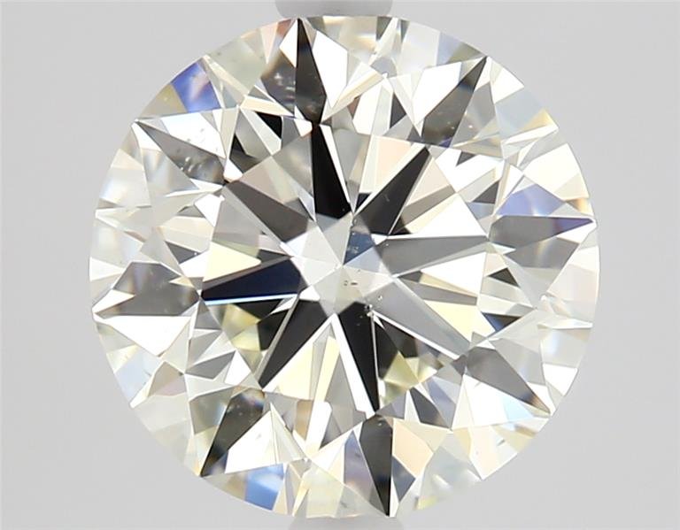 2.14ct K SI1 Rare Carat Ideal Cut Round Diamond