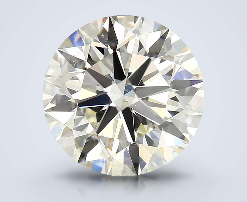 2.14ct K SI1 Rare Carat Ideal Cut Round Diamond