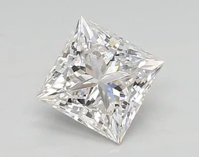 0.85ct F VVS1 Rare Carat Ideal Cut Princess Lab Grown Diamond