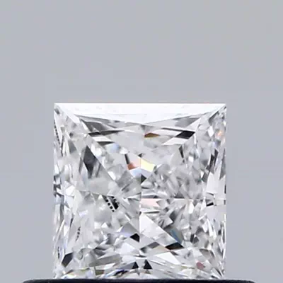 0.67ct D VVS2 Rare Carat Ideal Cut Princess Lab Grown Diamond