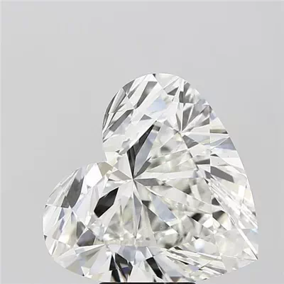 6.05ct G VS1 Rare Carat Ideal Cut Heart Lab Grown Diamond