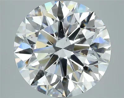 5.40ct D SI1 Rare Carat Ideal Cut Round Diamond