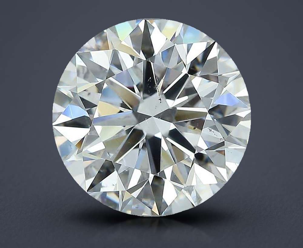 5.40ct D SI1 Rare Carat Ideal Cut Round Diamond
