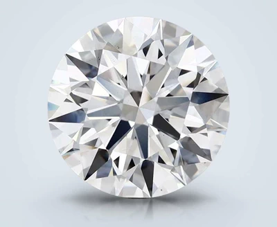5.06ct D VS2 Rare Carat Ideal Cut Round Lab Grown Diamond
