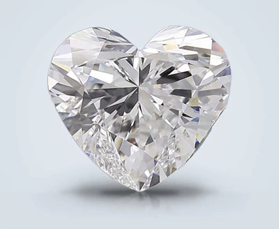 5.03ct F VS1 Rare Carat Ideal Cut Heart Lab Grown Diamond