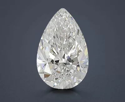 1.34ct D VS1 Rare Carat Ideal Cut Pear Lab Grown Diamond